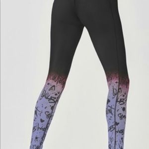 Fablectics Demi Lavato print leggings